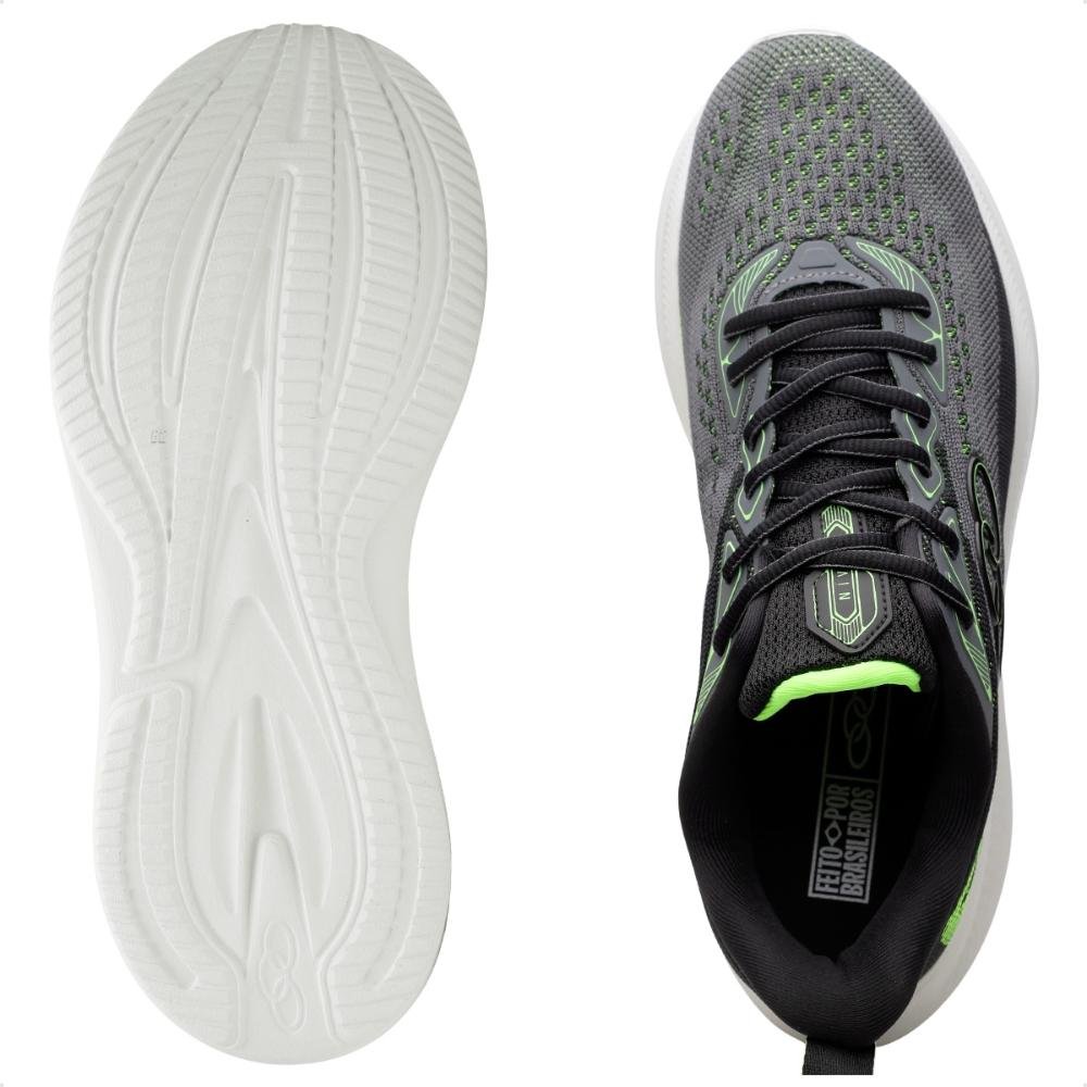 Tênis Olympikus Nível Masculino Preto/Verde 6