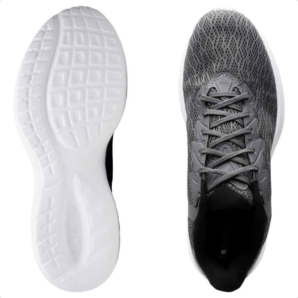 Tênis Rainha Wind Feminino  Chumbo/Branco 6