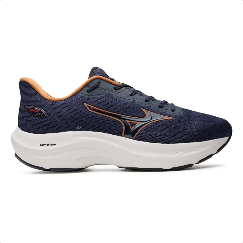 Tênis Mizuno Enigma 2 Masculino Azul Marinho/Marrom