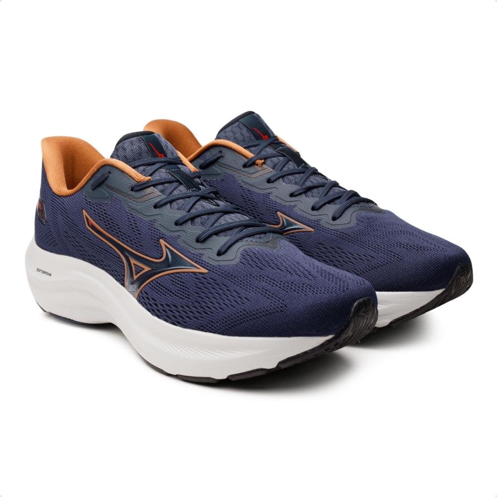 Tênis Mizuno Enigma 2 Masculino Azul Marinho/Marrom 3