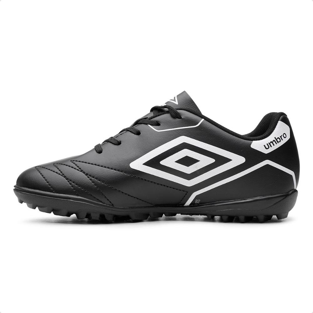 Chuteira Society Umbro Manchester Jr Preto/Branco 2