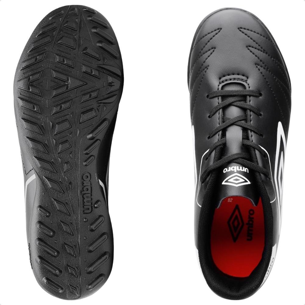 Chuteira Society Umbro Manchester Jr Preto/Branco 5