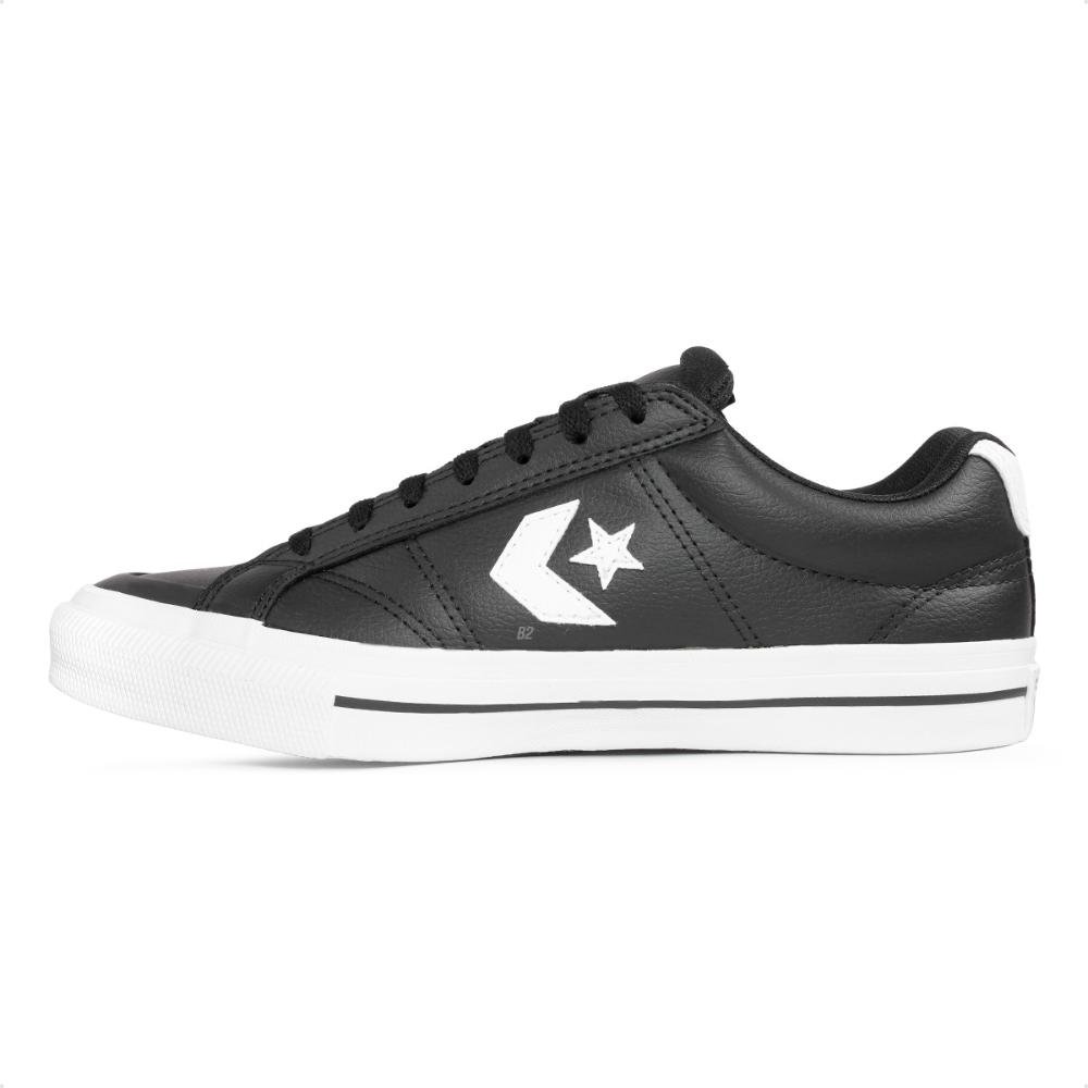 Tênis Converse Sport Casual Unissex Preto/Branco 2