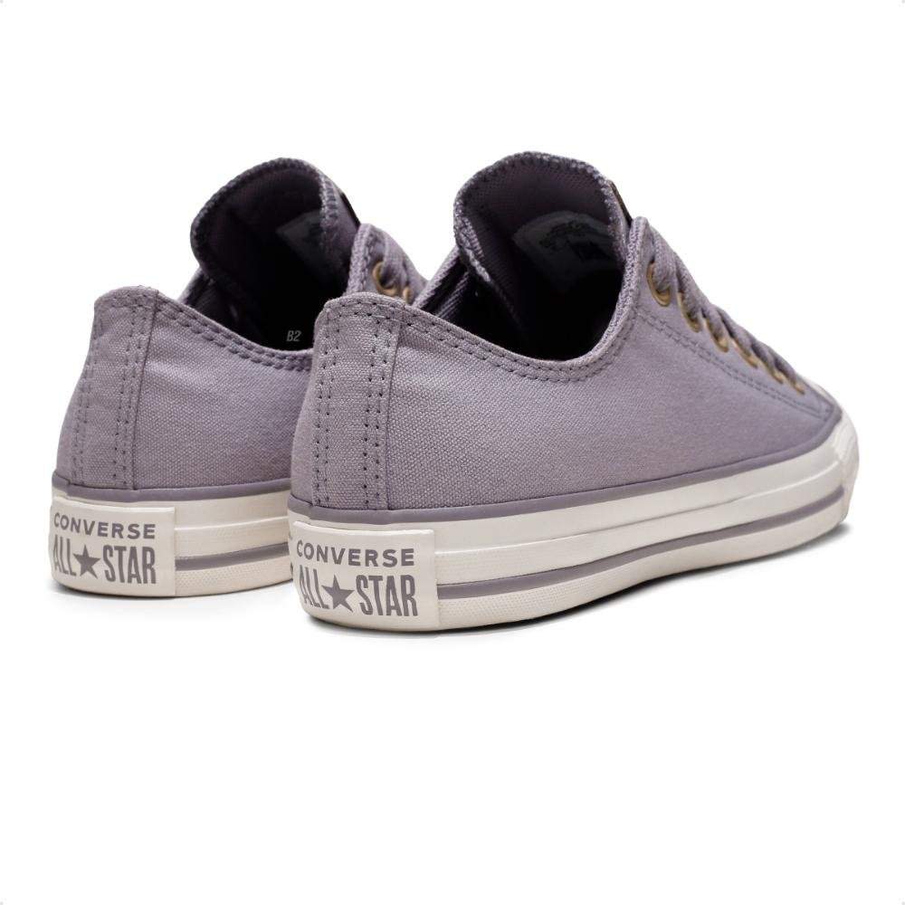 Tênis Converse Chuck Taylor All Star Taylored Lux Unissex Lilás/Dourado 5