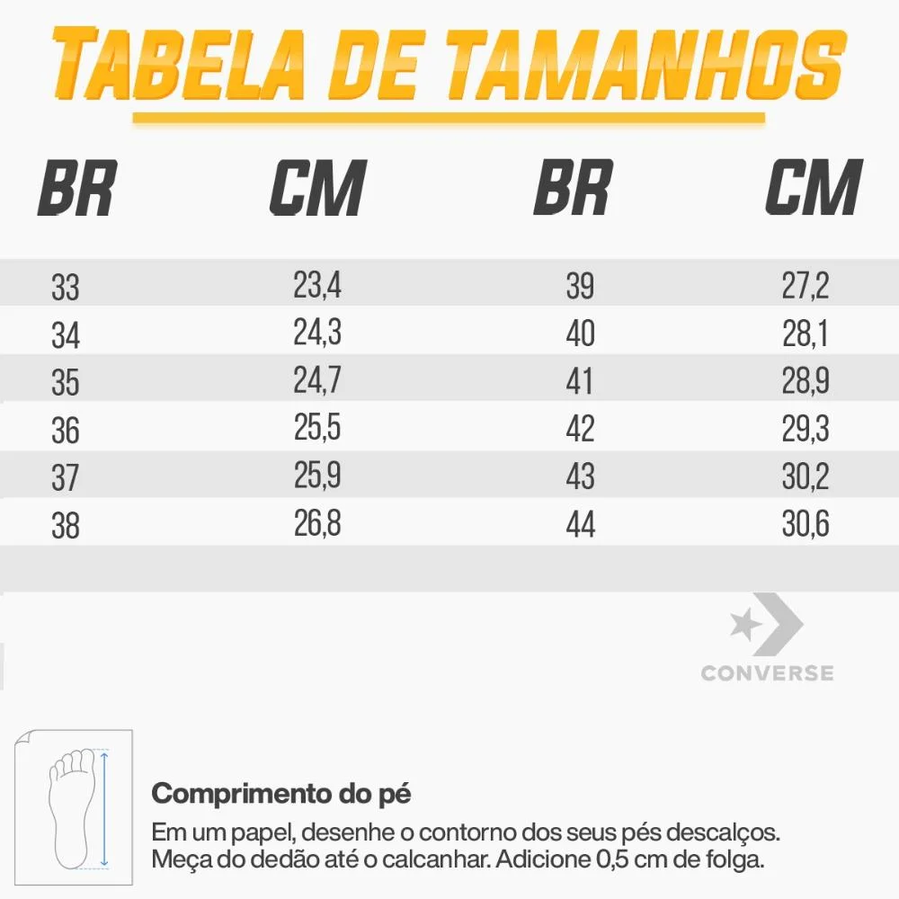 Tênis Converse All Star Chuck Taylor Cano Baixo Unissex Marrom/Branco 4