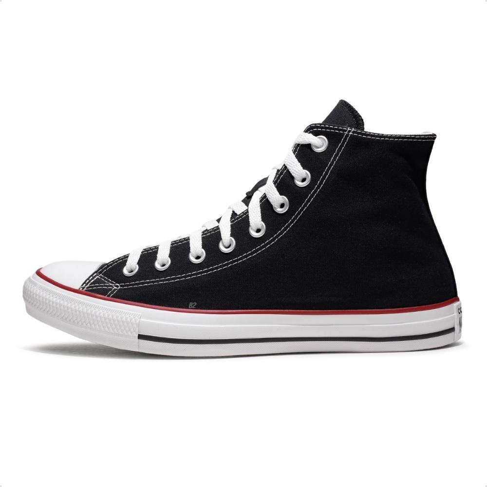 Tênis Converse Chuck Taylor All Star Cano Alto Masculino Preto/Vermelho 2