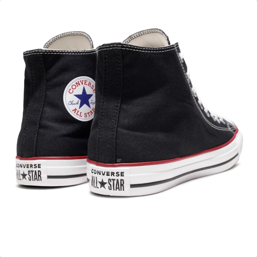 Tênis Converse Chuck Taylor All Star Cano Alto Masculino Preto/Vermelho 5