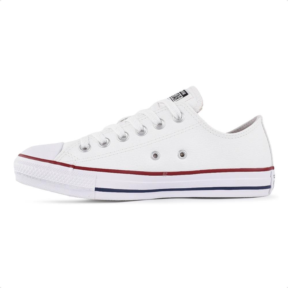 Tênis Converse All Star Chuck Taylor Cano Baixo Feminino Branco 2