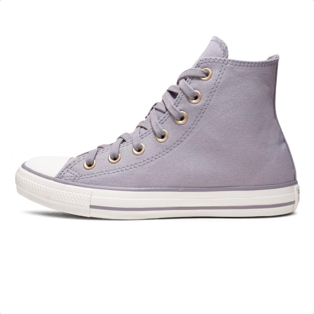 Tênis Converse Chuck Taylor All Star Taylored Lux Cano Alto Unissex Lilás 2