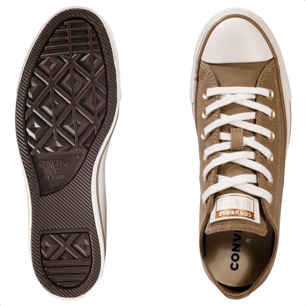 Tênis Converse Chuck Taylor All Star Summer Metals Marrom 6
