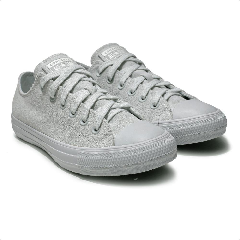 Tênis Converse All Star Chuck Taylor Crafted Color Suede Cinza 3