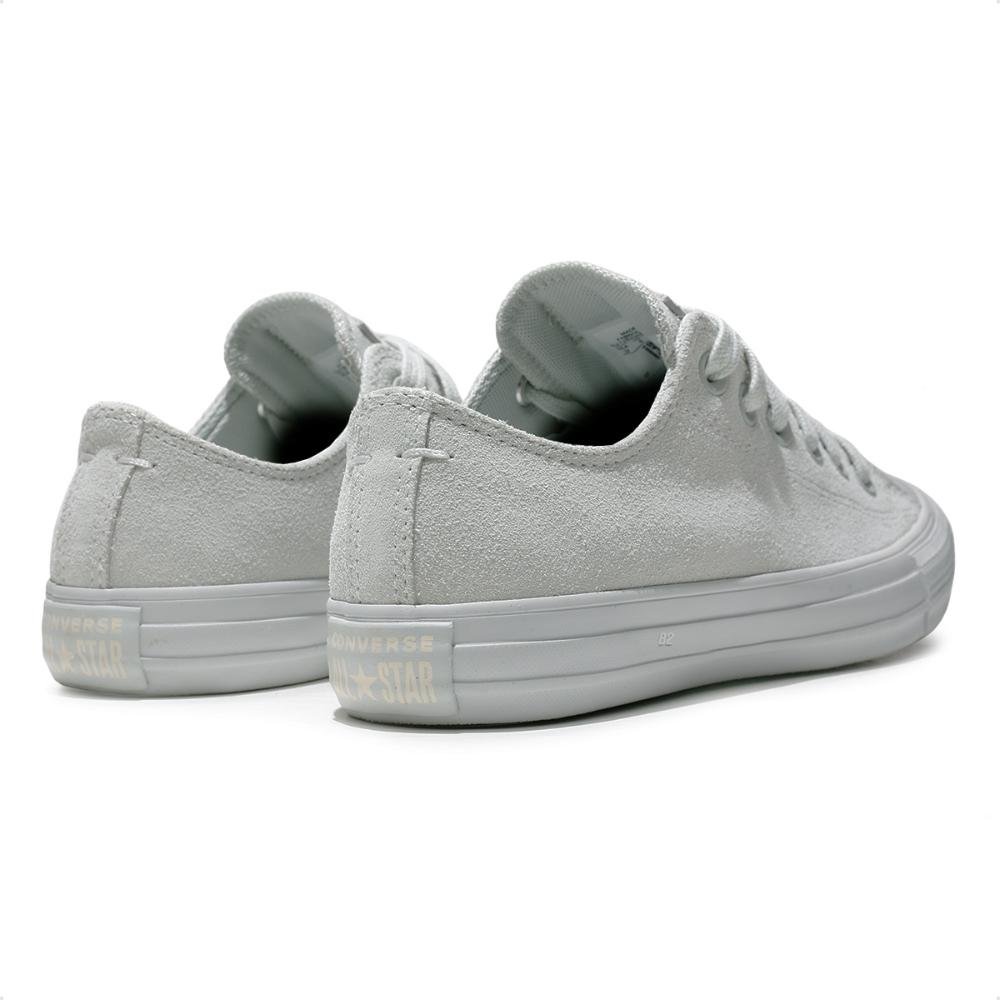 Tênis Converse All Star Chuck Taylor Crafted Color Suede Cinza 5