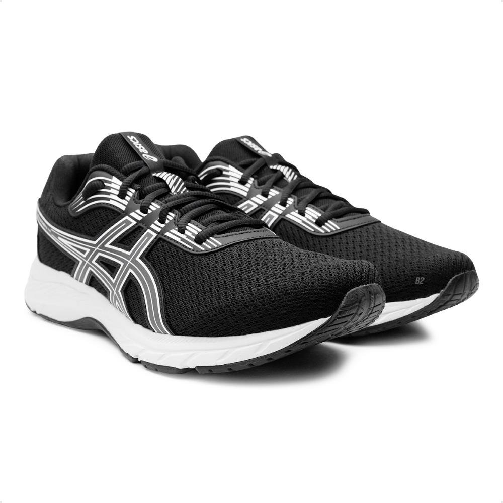 Tênis Asics Raiden 4 Masculino Preto/Branco 3
