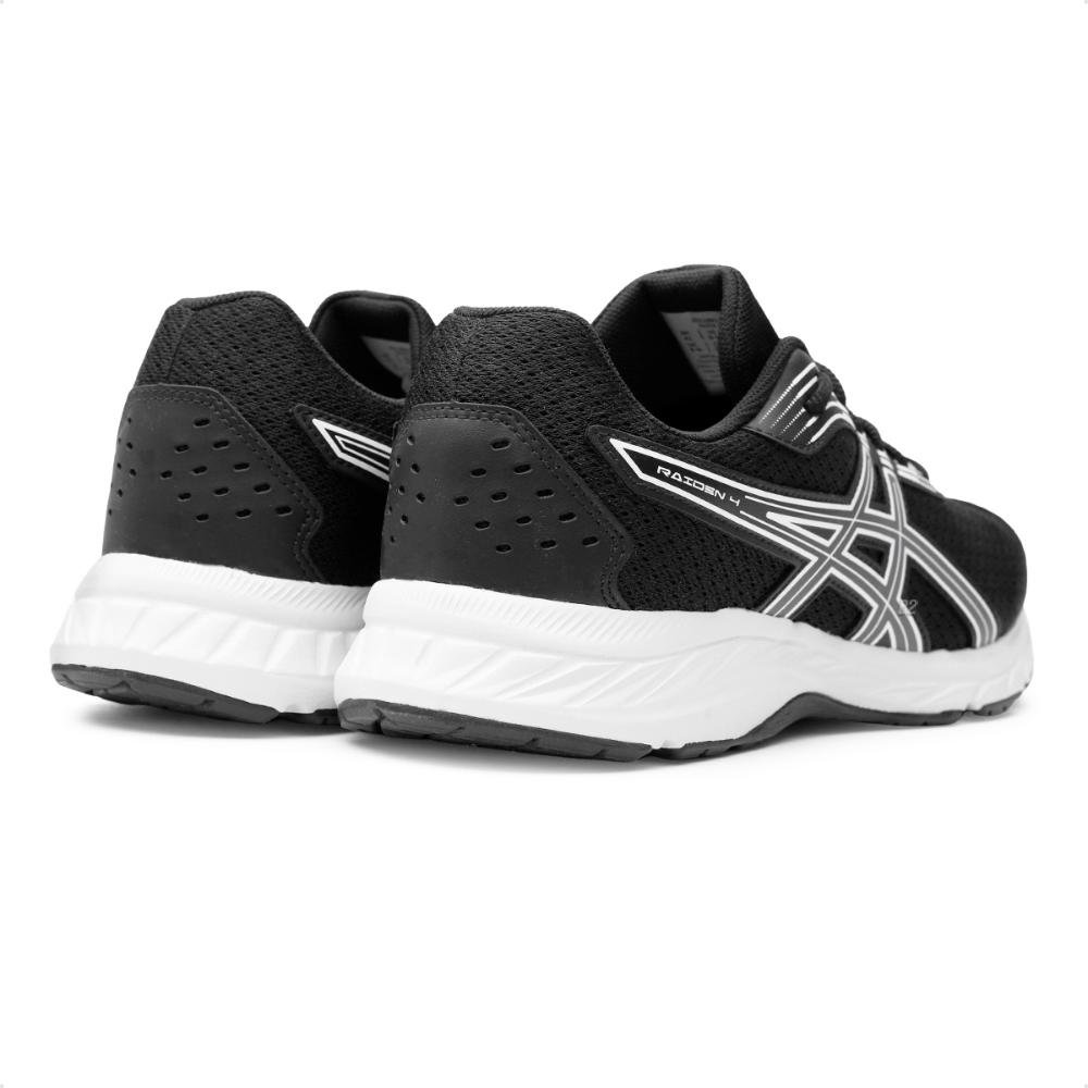 Tênis Asics Raiden 4 Masculino Preto/Branco 5