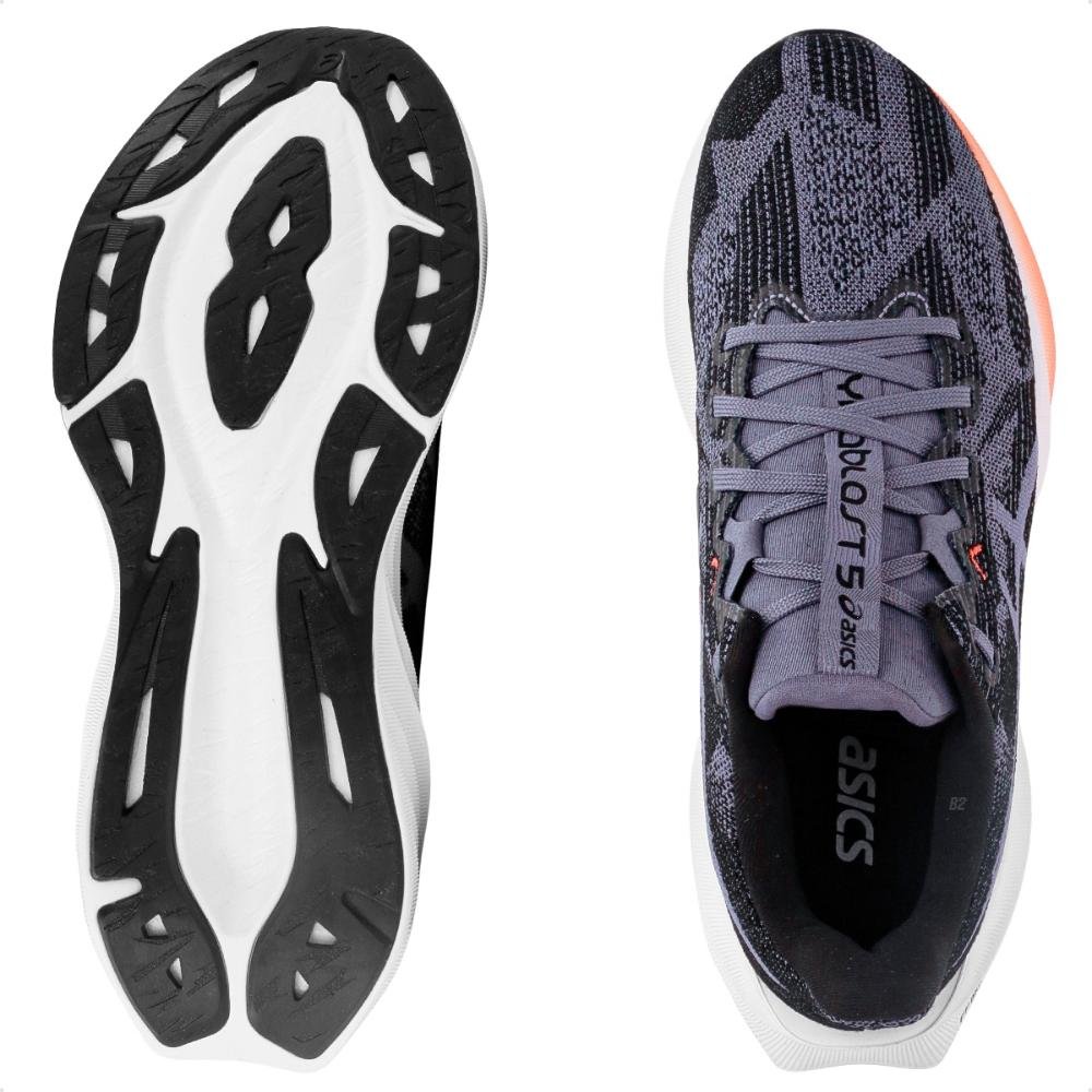 Tênis Asics Dynablast 5 Feminino Preto/Roxo 6