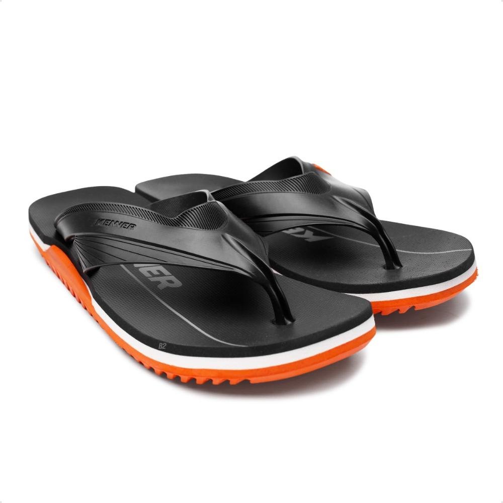 Sandália Kenner Nk6 Flux Pro Preto/Laranja 5