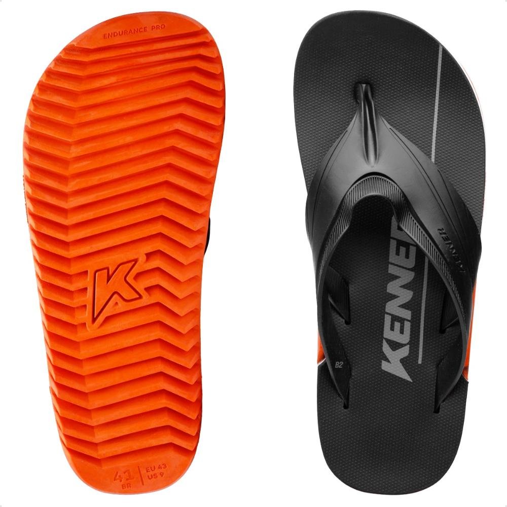 Sandália Kenner Nk6 Flux Pro Preto/Laranja 7