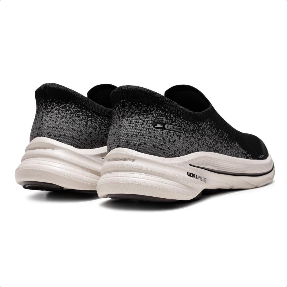 Tênis Skechers Go Walk 8 Feminino Preto/Cinza 5