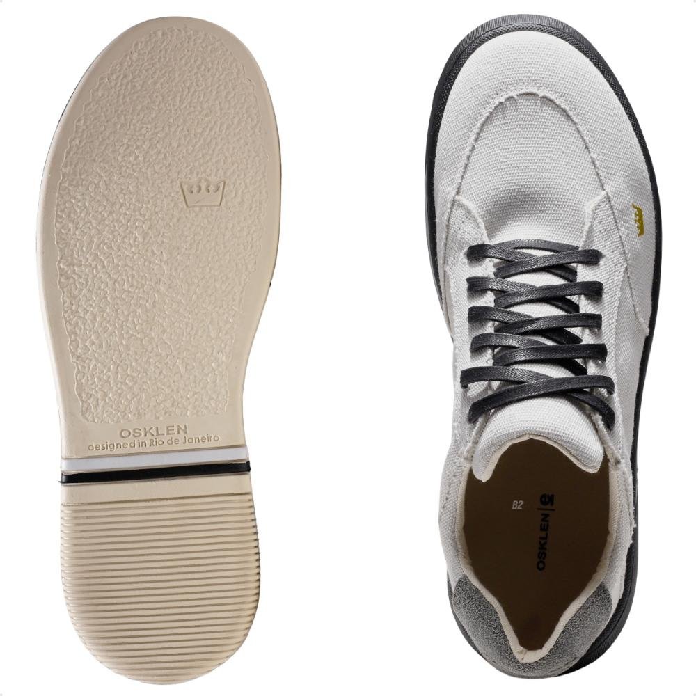 Tênis Osklen Soho Lona Lisa Masculino Branco 6