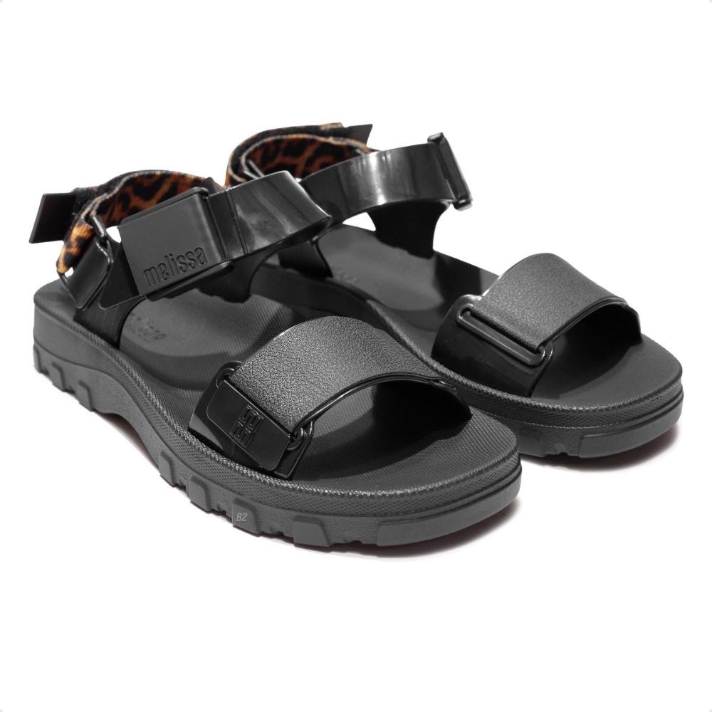 Sandália Melissa Kick Off Sandal Low Feminina Preto 3