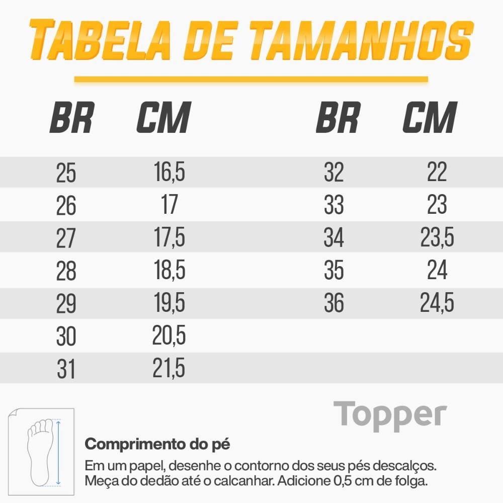 Chuteira Futsal Topper Camaleão Infantil Branco 4