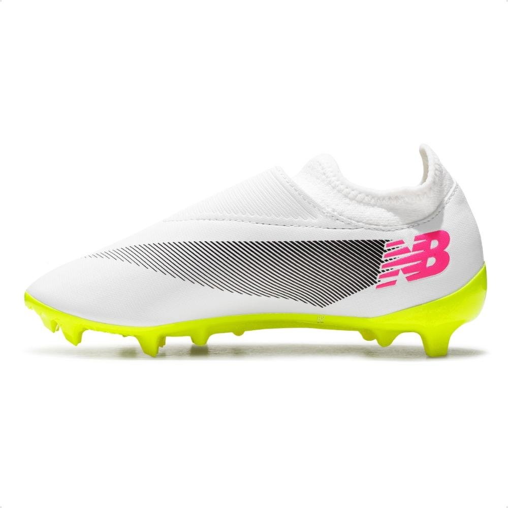 Chuteira Campo New Balance Furon Dispatch FG V7+ Unissex Branco 2