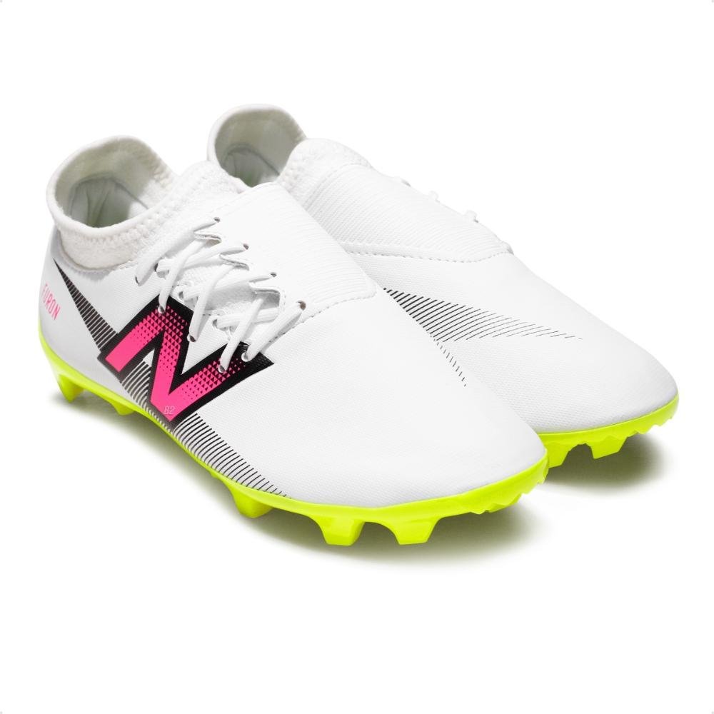 Chuteira Campo New Balance Furon Dispatch FG V7+ Unissex Branco 3