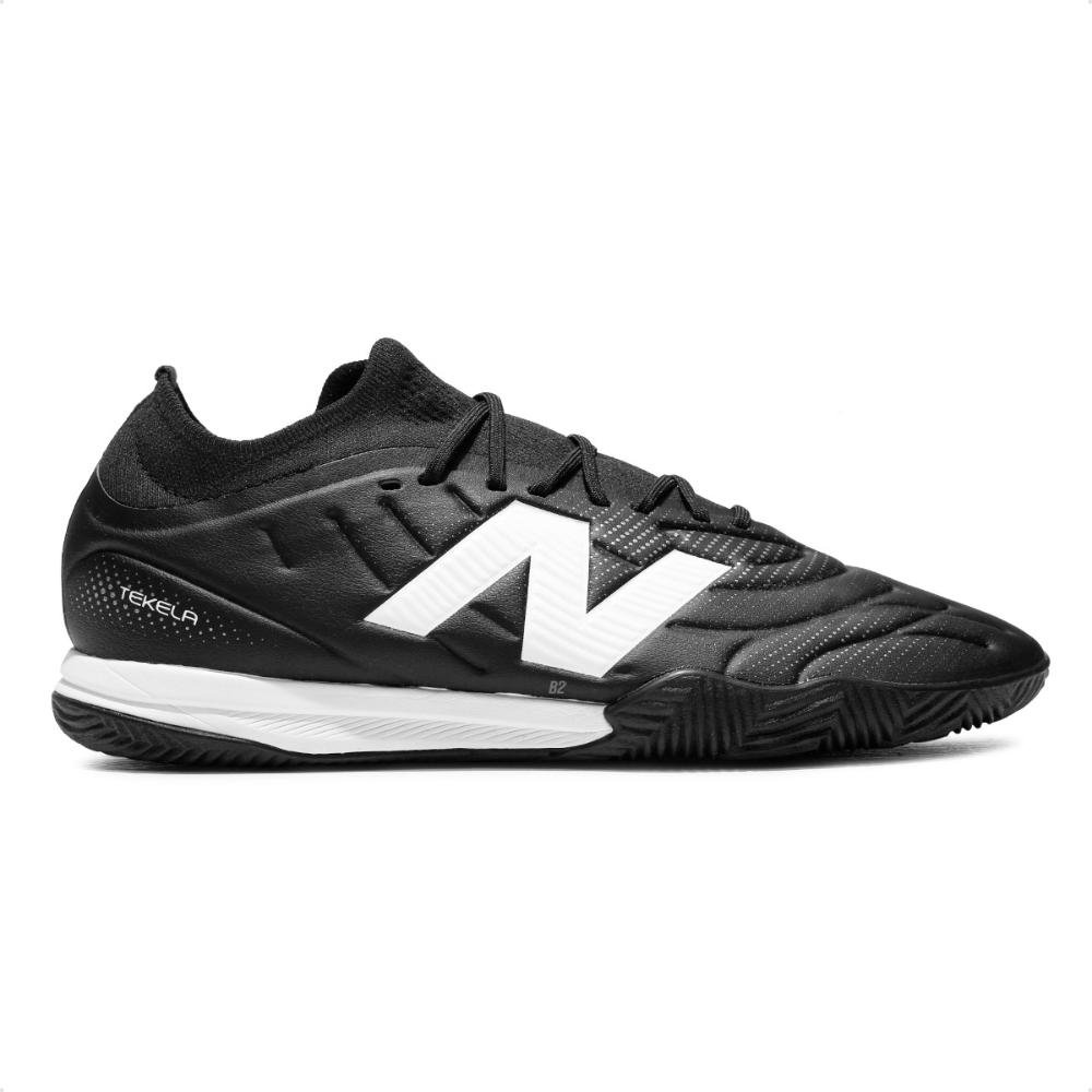 Chuteira Futsal New Balance Tekela Team Low Laced V5 Unissex Azul