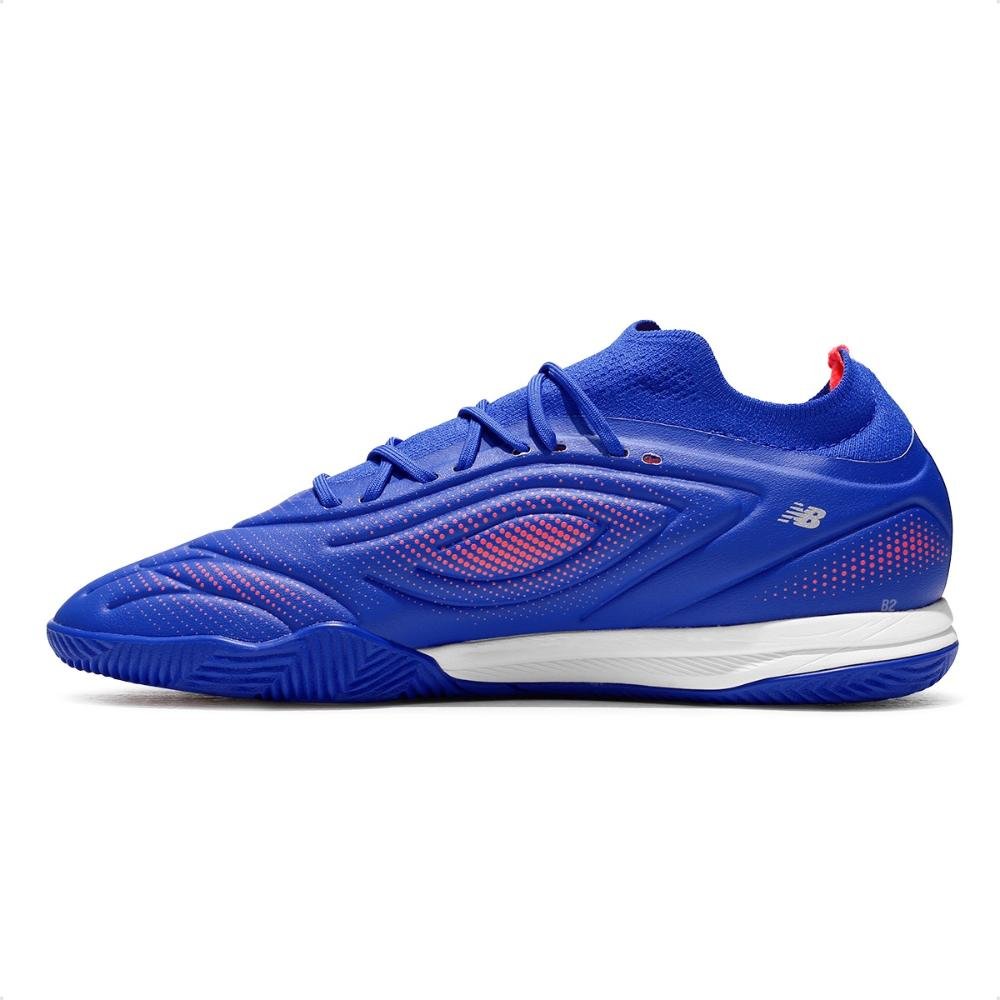 Chuteira Futsal New Balance Tekela Team Low Laced V5 Unissex Azul 2