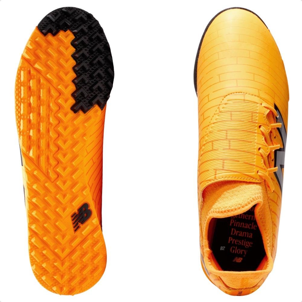 Chuteira Society New Balance Furon Dispatch FG V7+ Unissex Laranja 6