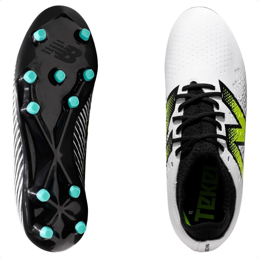 Chuteira Campo New Balance Tekela Magique FG V4+ Unissex Branco 6