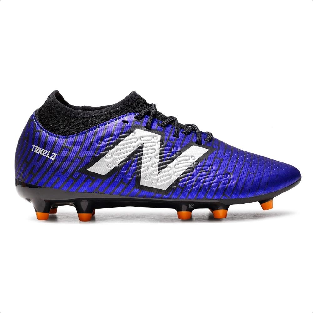 Chuteira Campo New Balance Tekela Magique FG V4+ Azul