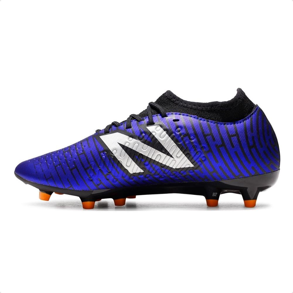 Chuteira Campo New Balance Tekela Magique FG V4+ Unissex Azul 2