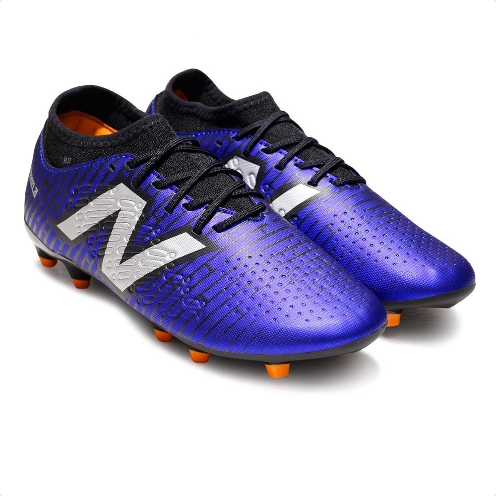 Chuteira Campo New Balance Tekela Magique FG V4+ Unissex Azul 3