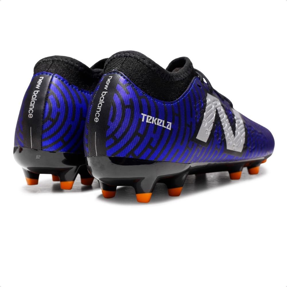Chuteira Campo New Balance Tekela Magique FG V4+ Unissex Azul 5