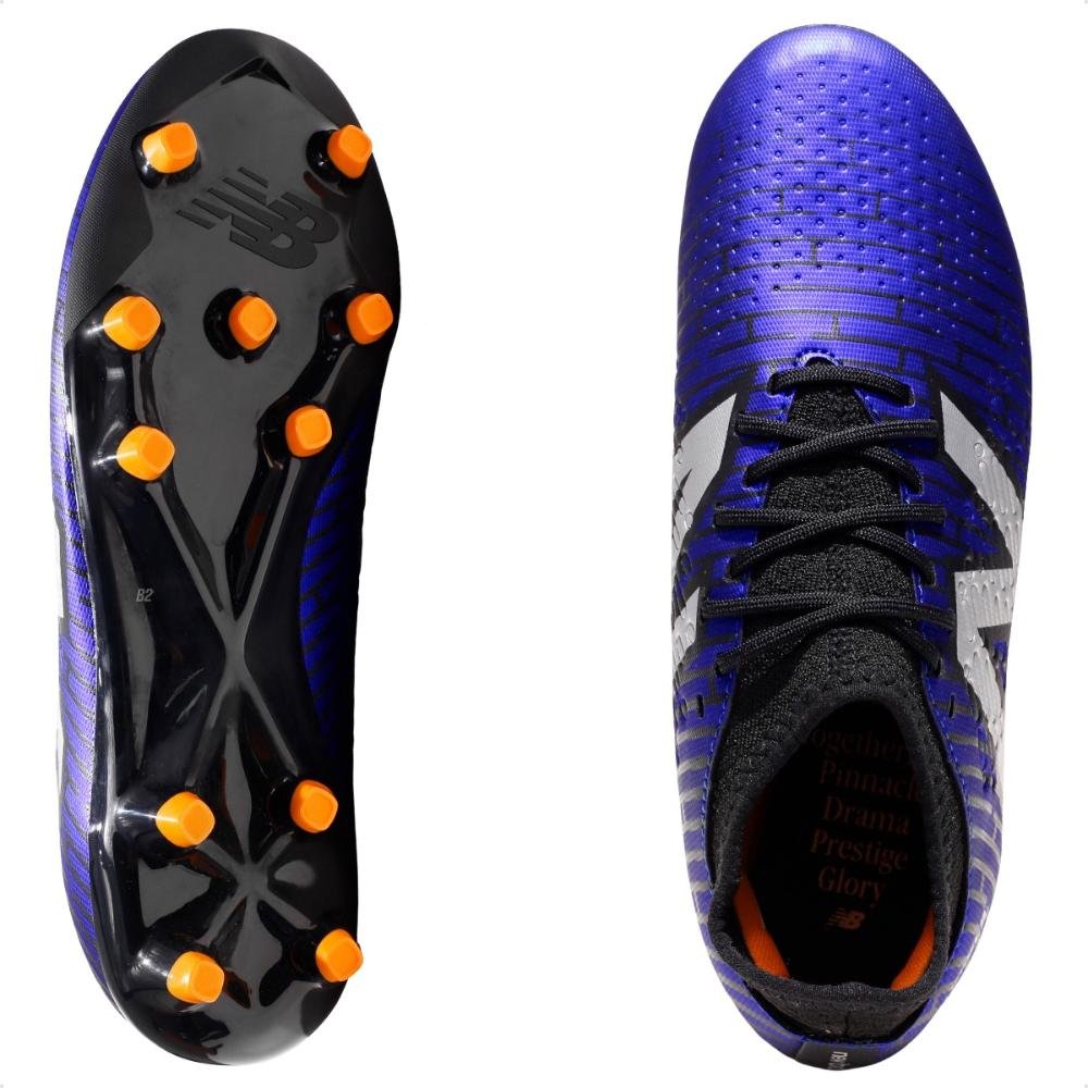 Chuteira Campo New Balance Tekela Magique FG V4+ Unissex Azul 6