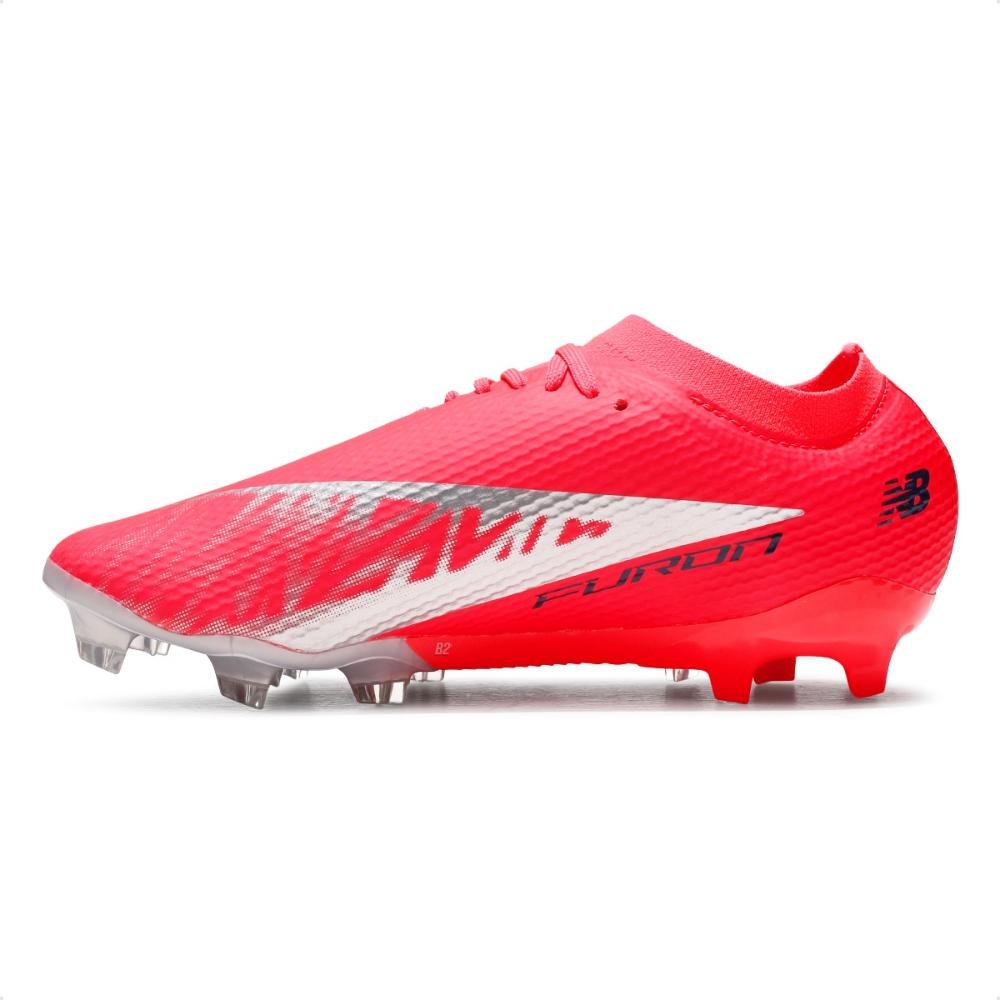 Chuteira Campo New Balance Furon Team Tf V8 Unissex Vermelho 2
