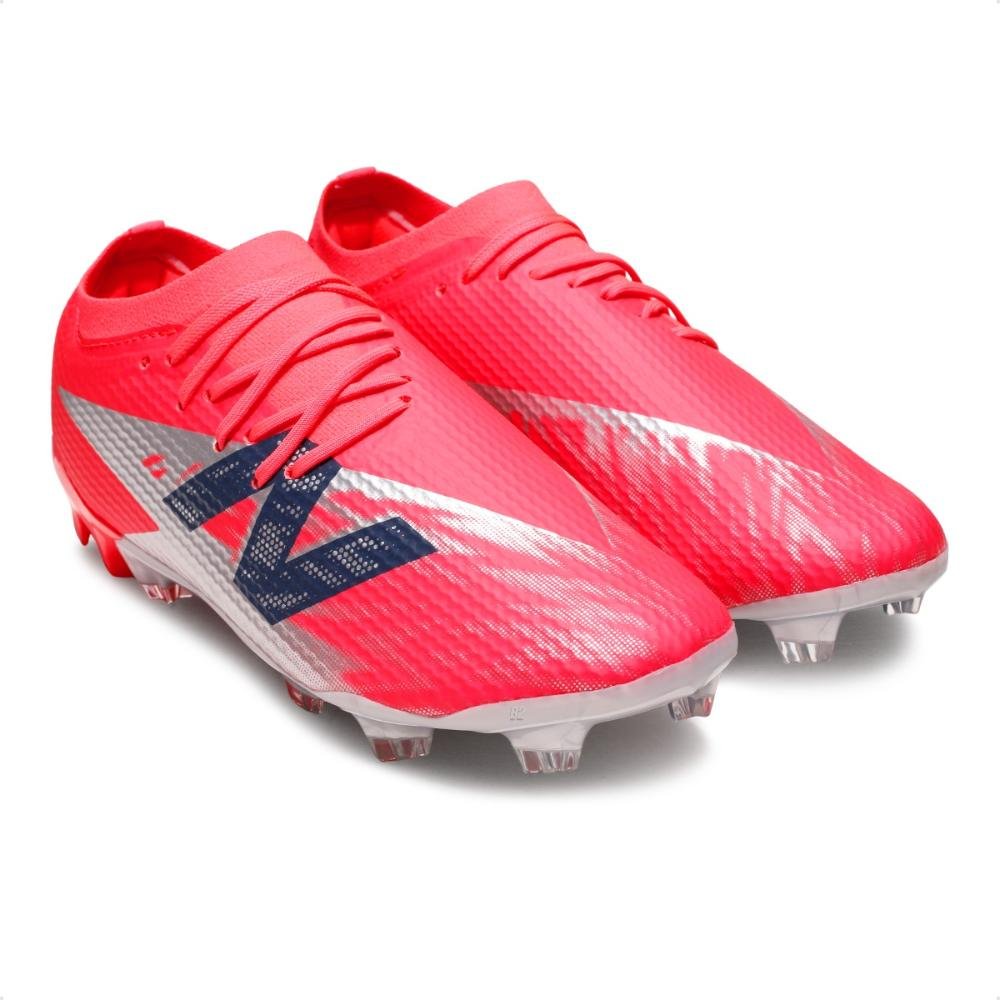 Chuteira Campo New Balance Furon Team Tf V8 Unissex Vermelho 3