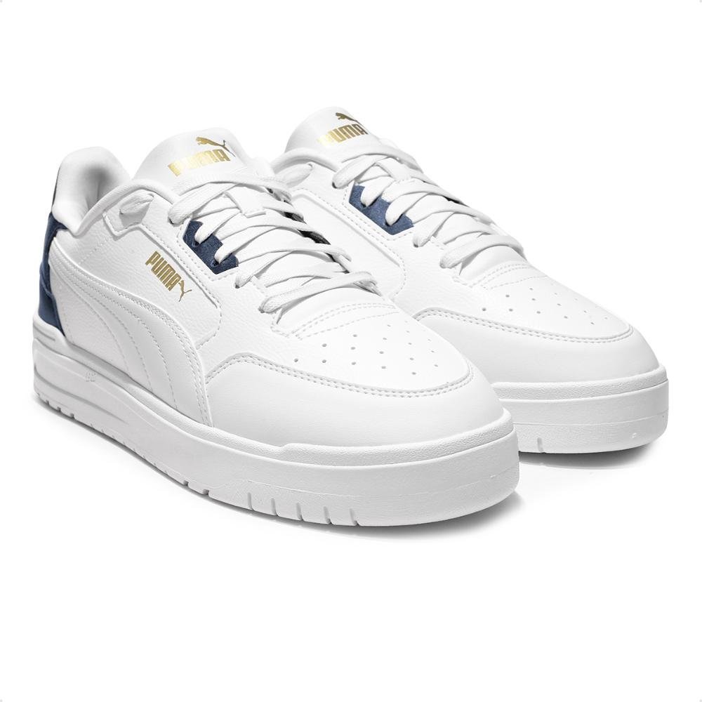 Tênis Puma Shuffle Downtown Masculino Branco/Azul Marinho 3
