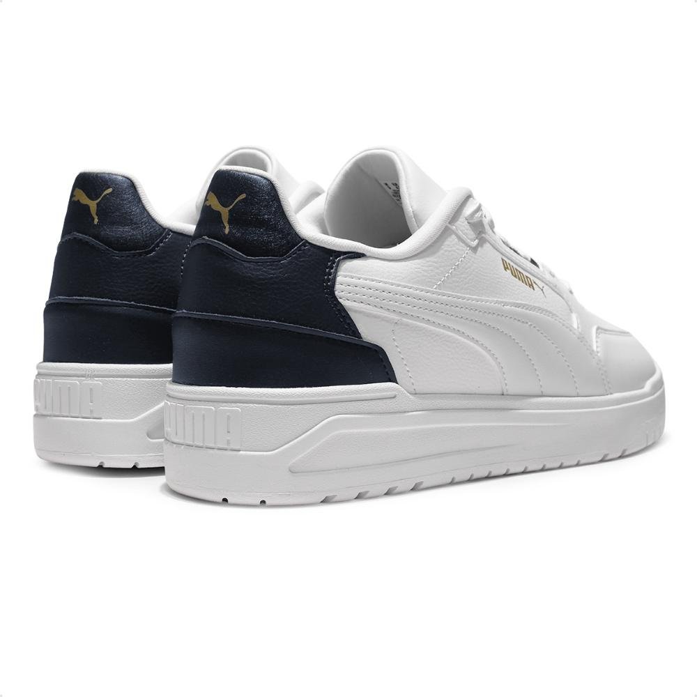 Tênis Puma Shuffle Downtown Masculino Branco/Azul Marinho 5