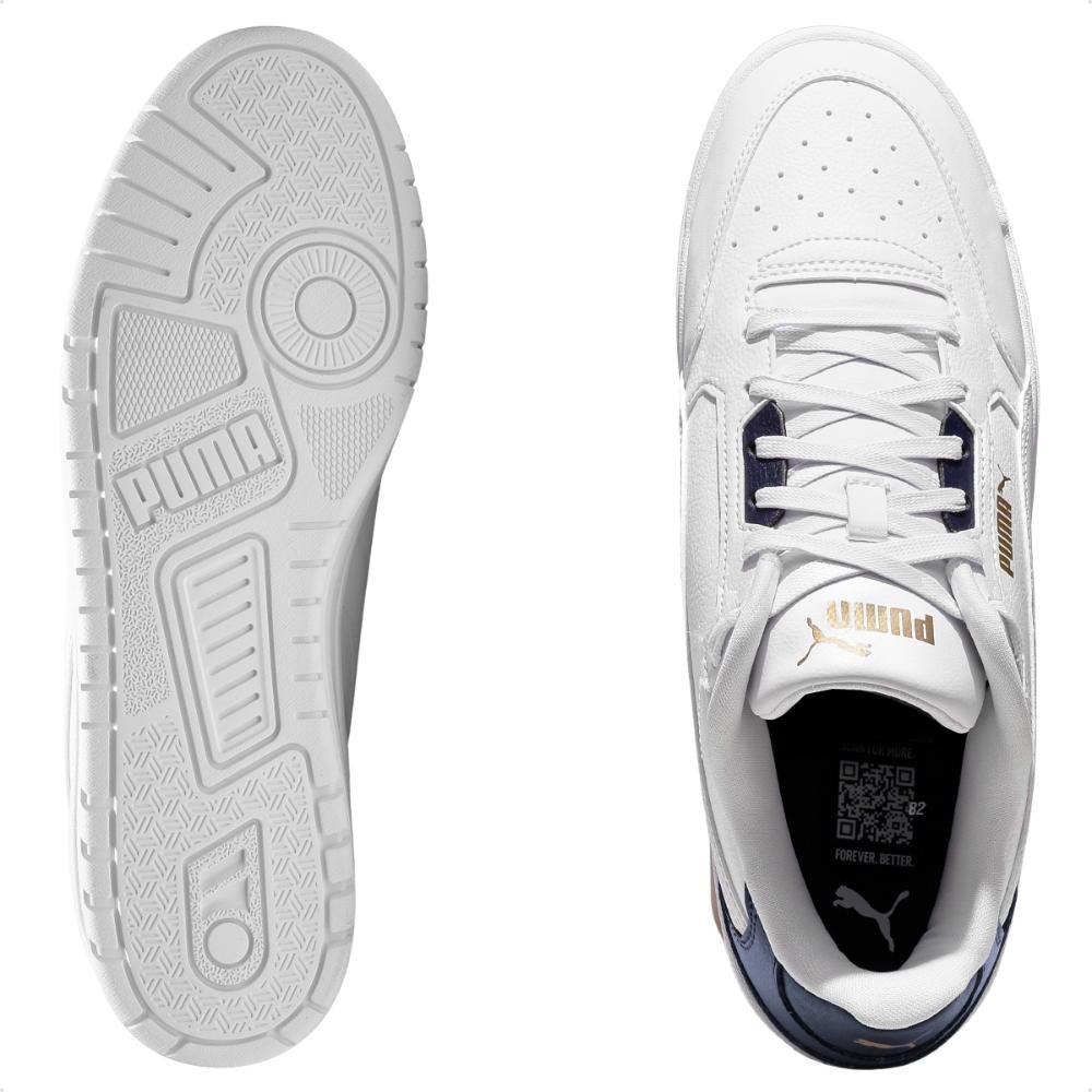 Tênis Puma Shuffle Downtown Masculino Branco/Azul Marinho 6