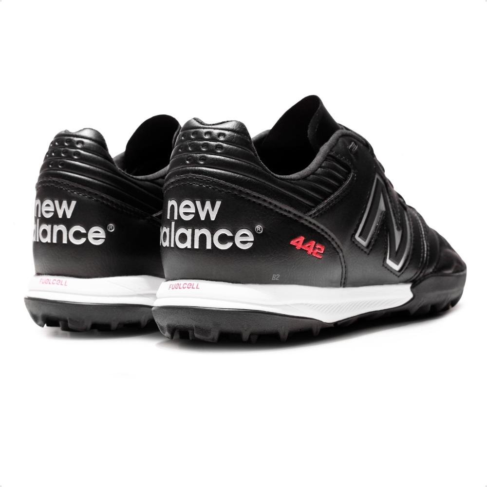Chuteira Society New Balance 442 Pro Tf V2 Masculina Preto 5