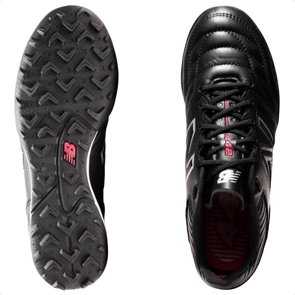 Chuteira Society New Balance 442 Pro Tf V2 Masculina Preto 6