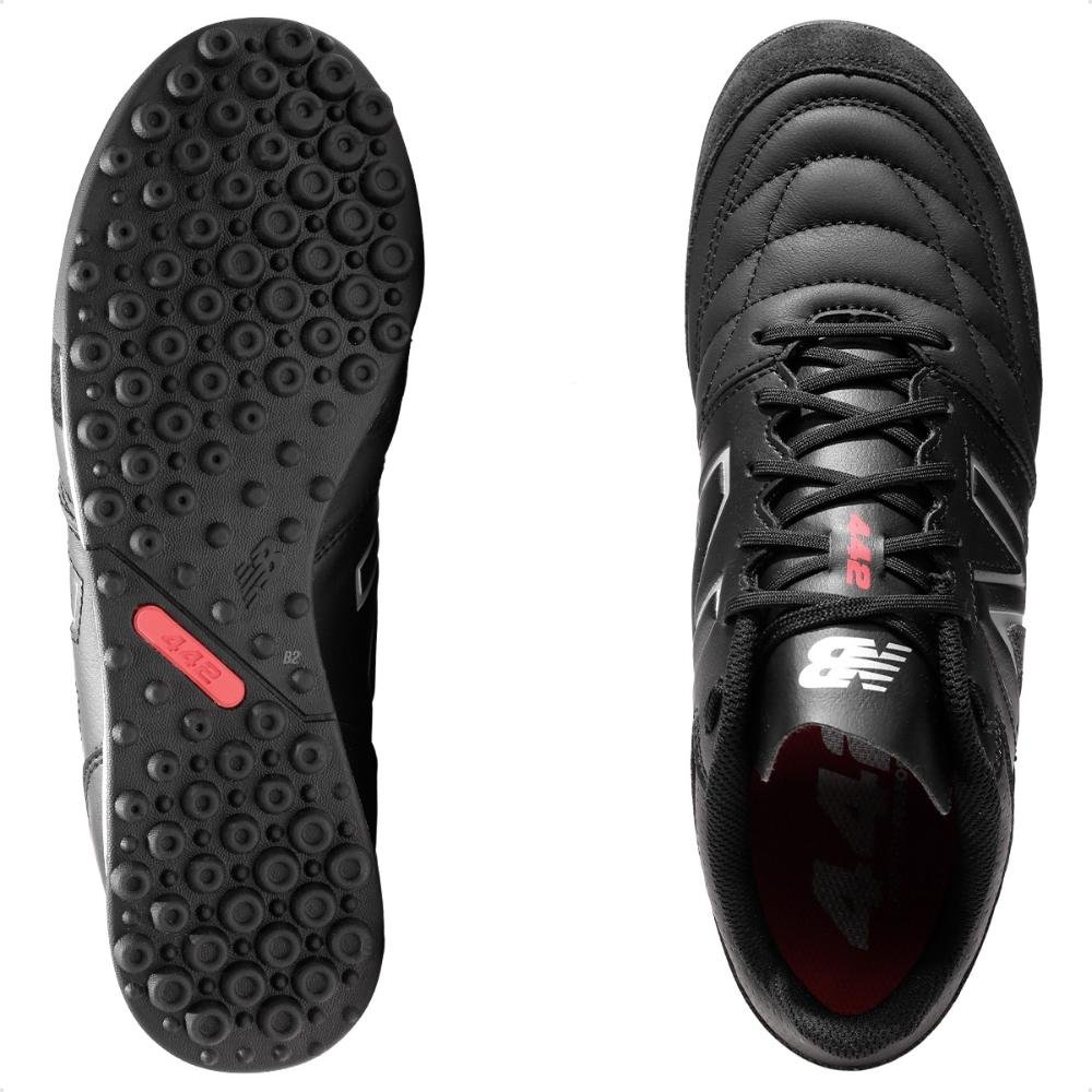 Chuteira Society New Balance 442 V2 Team Tf Masculina Preto 6