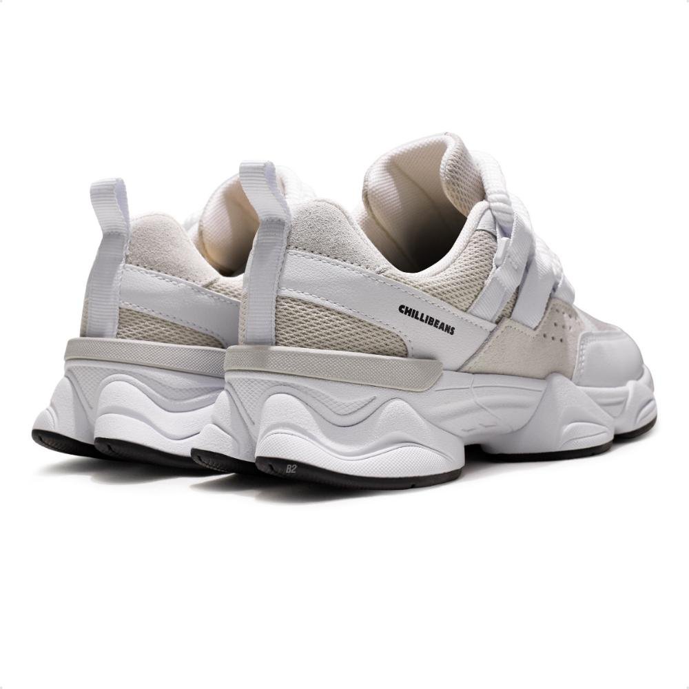 Tênis Chilli Beans Premium Sneaker Feminino Branco/Bege 5