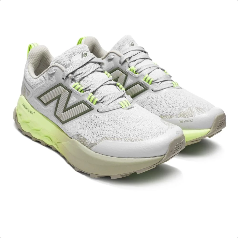 Tênis New Balance Fresh Foam Garoé V2 Feminino Cinza/Verde 3