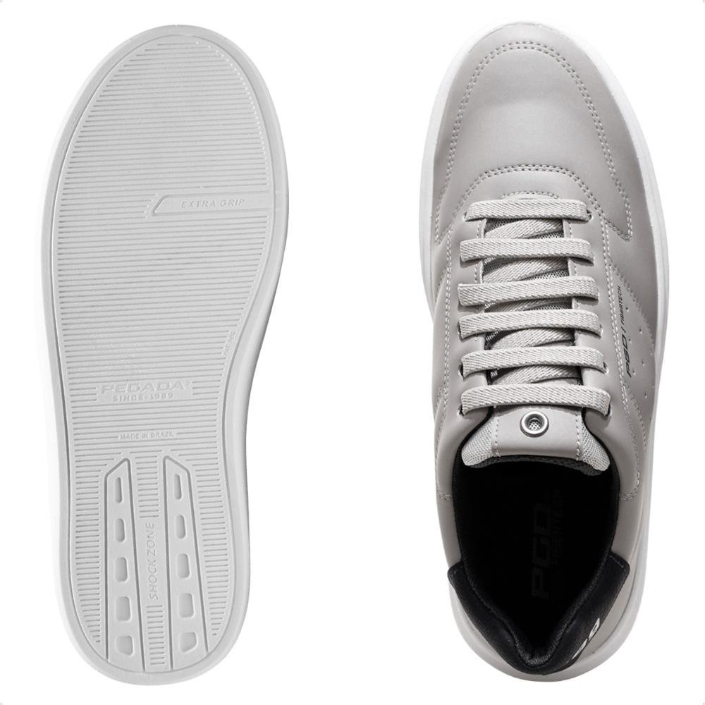 Sapatênis Pegada Fuse Masculino Cinza/Preto 6