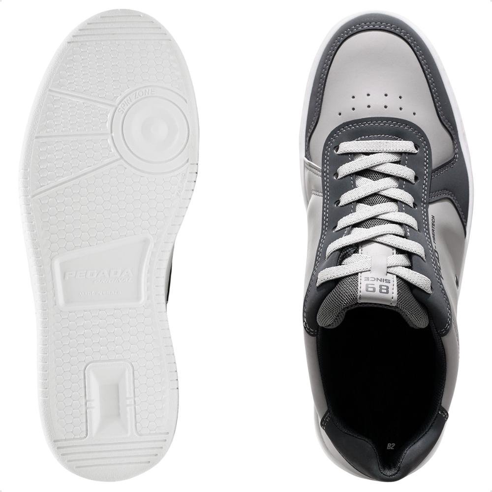 Sapatênis Pegada Hype Masculino Cinza/Grafite 6