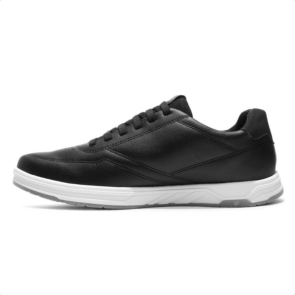 Sapatênis Pegada Oliver Masculino Preto/Branco 2