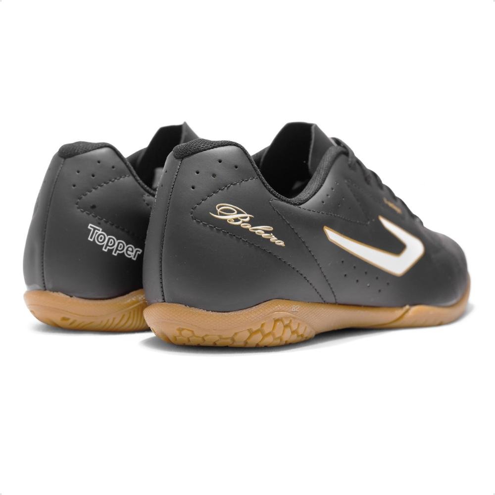 Chuteira Futsal Topper Boleiro VI Masculino Preto 5